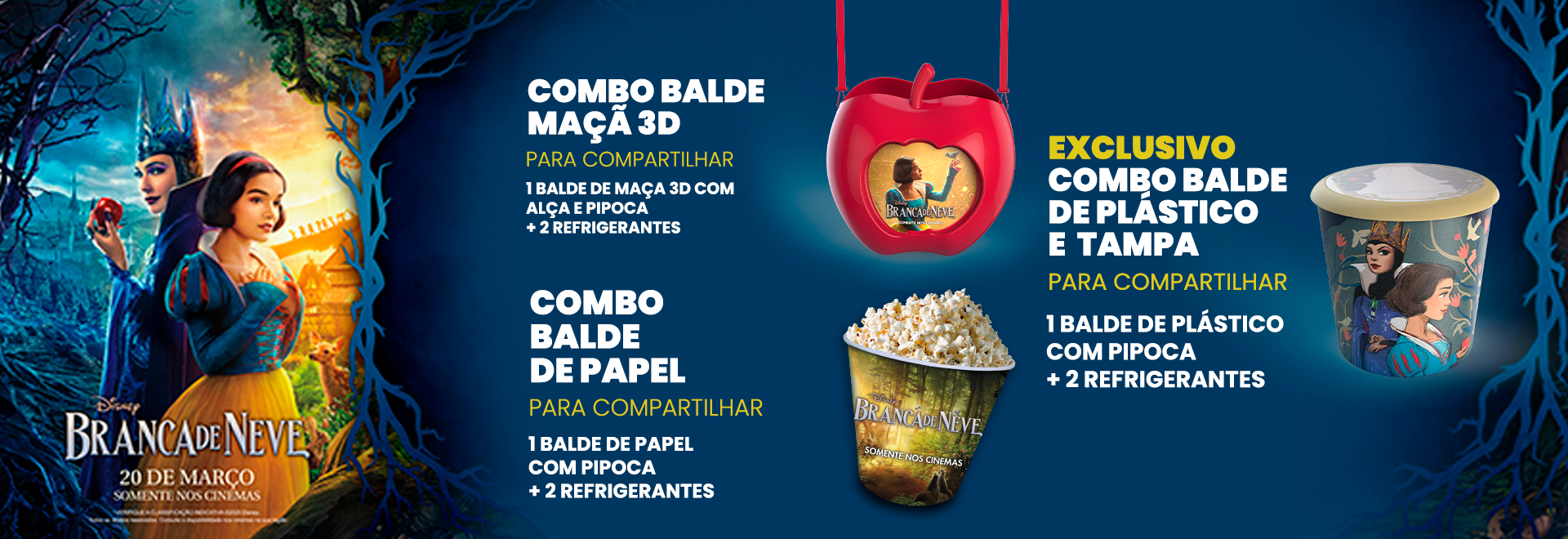 Banner Combos  - Branca de neve