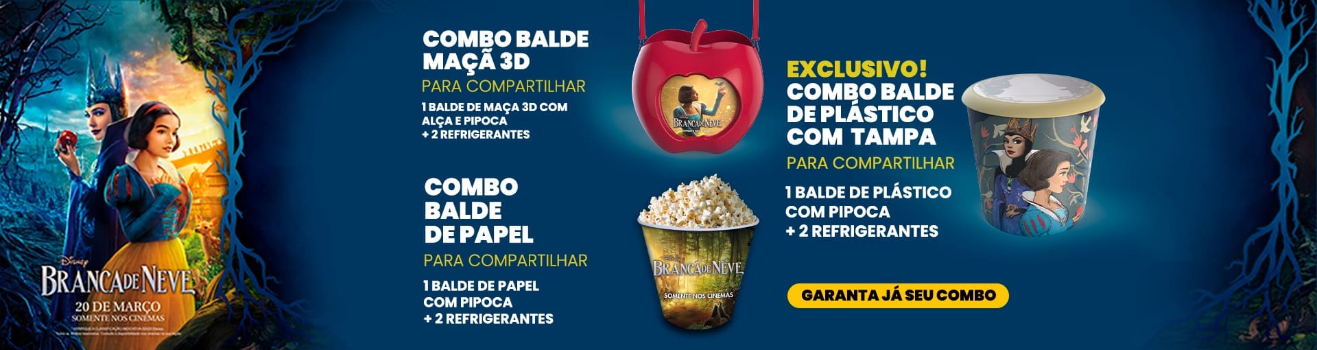 Banner Combos  - Branca de neve